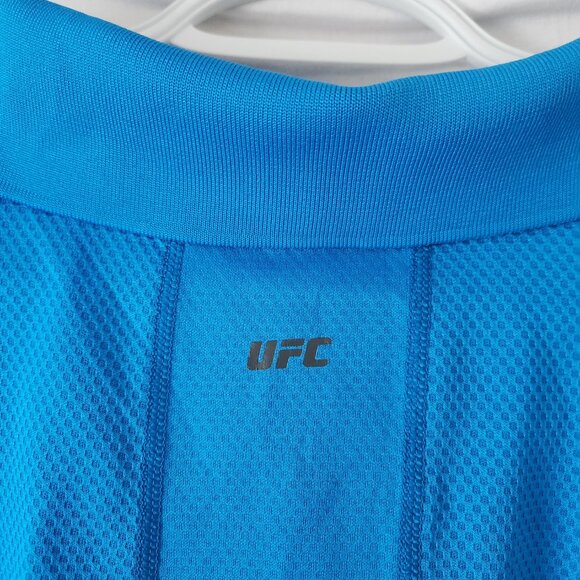 UFC Ultimate Fighting Championship Golf Shirt Blue 6X Grey Trim - Picture 8 of 11